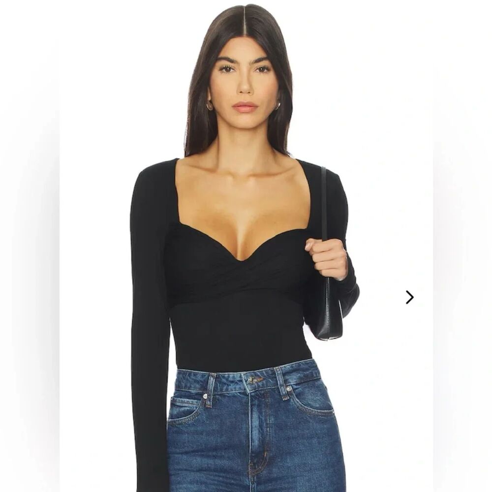 Lovers & Friends Mikka Bodysuit Black Size Large